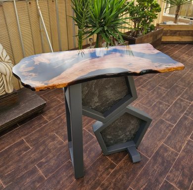 Resin, Olivenholz, Echtsteinfurnier