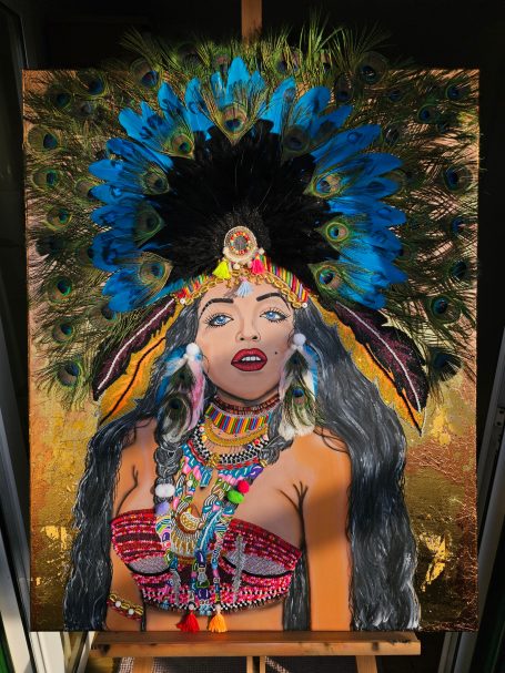 3D Indian woman