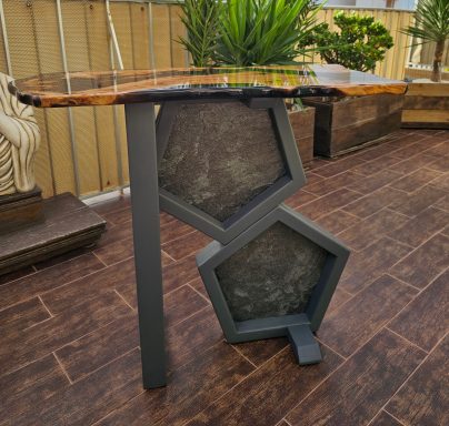 Resin, Olivenholz, Echtsteinfurnier